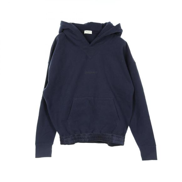 Saint Laurent Paris Navy Blue Hoodie - Picture 1 of 7